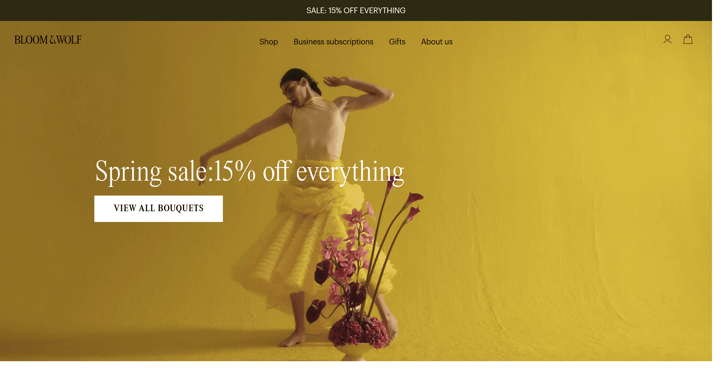 Bloom & Wolf Website Design OG image
