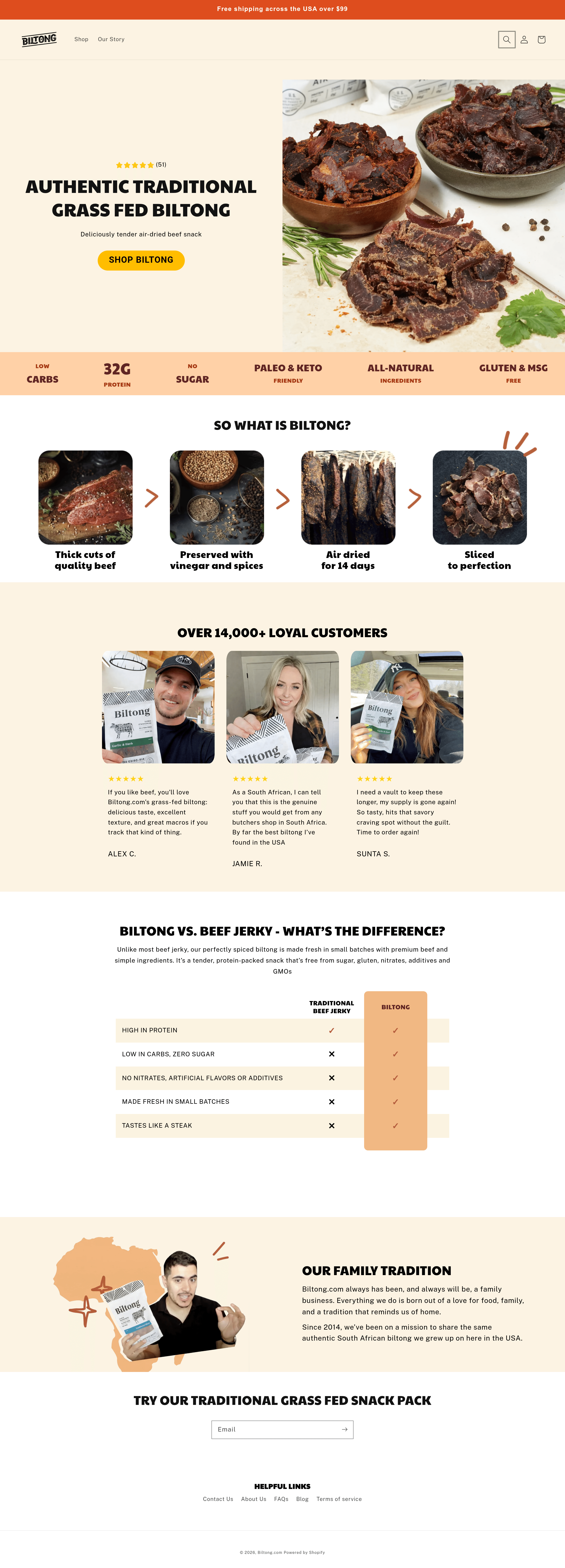Bullandcleaver dtc landing page screenshot