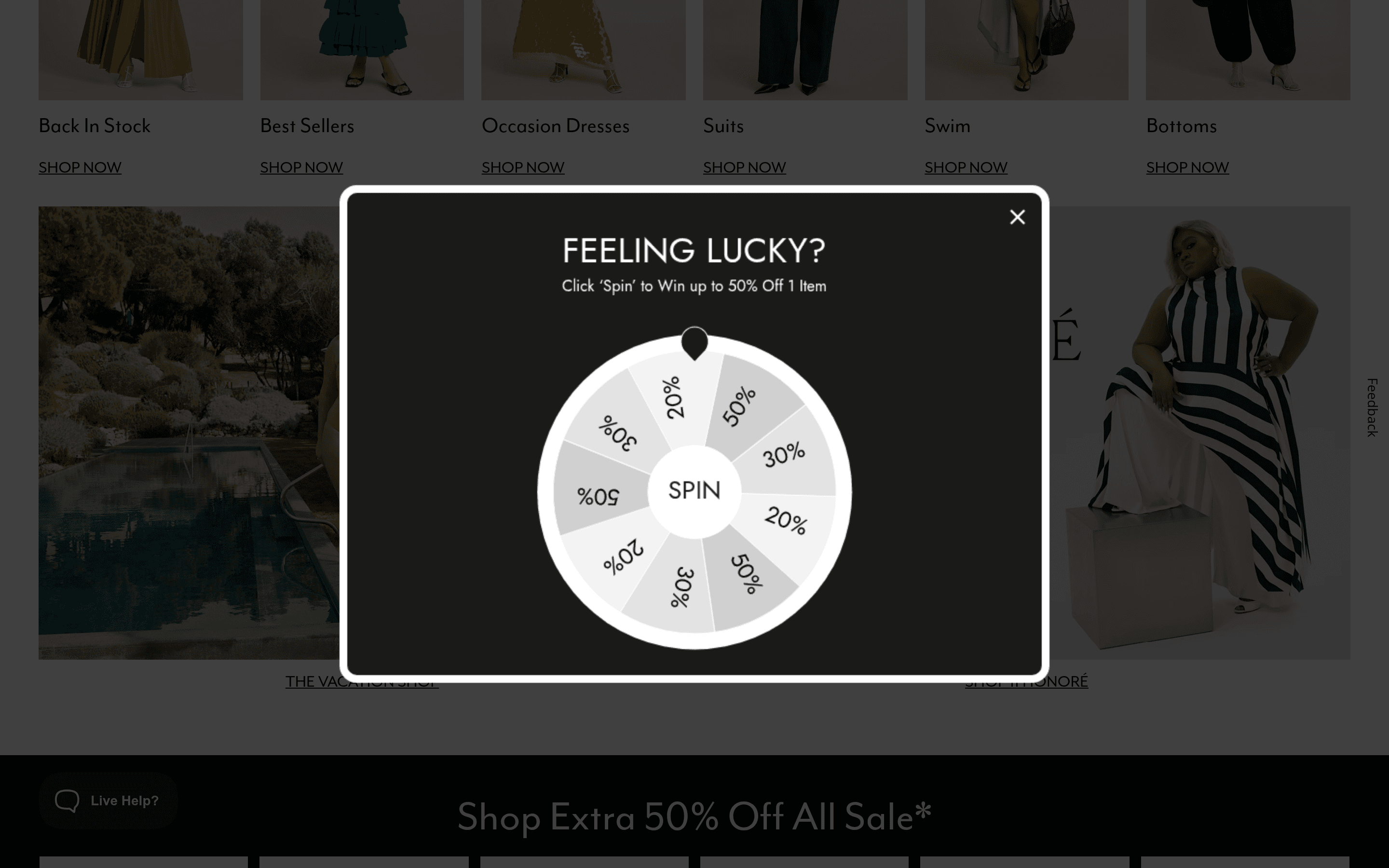 Eloquii dtc landing page screenshot