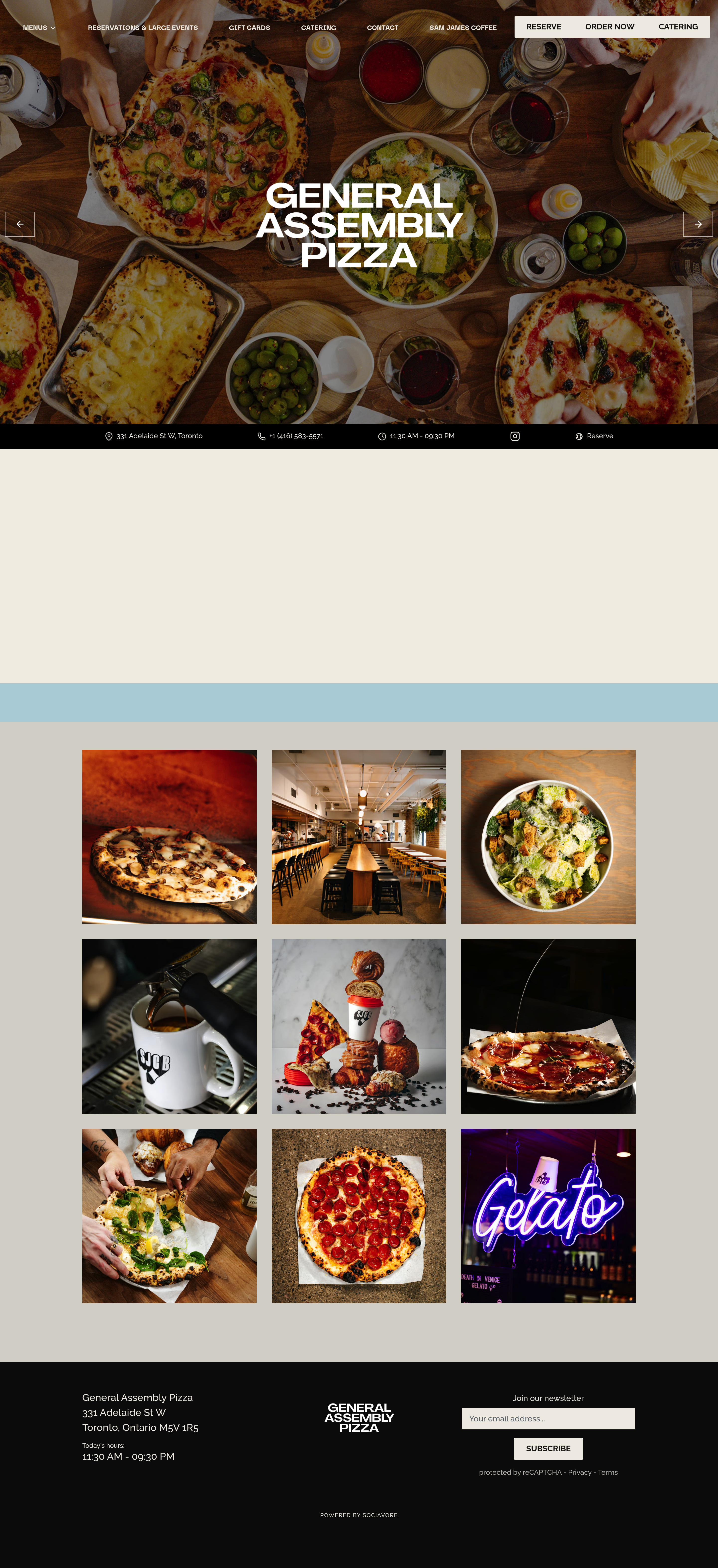 Gapizza dtc landing page screenshot