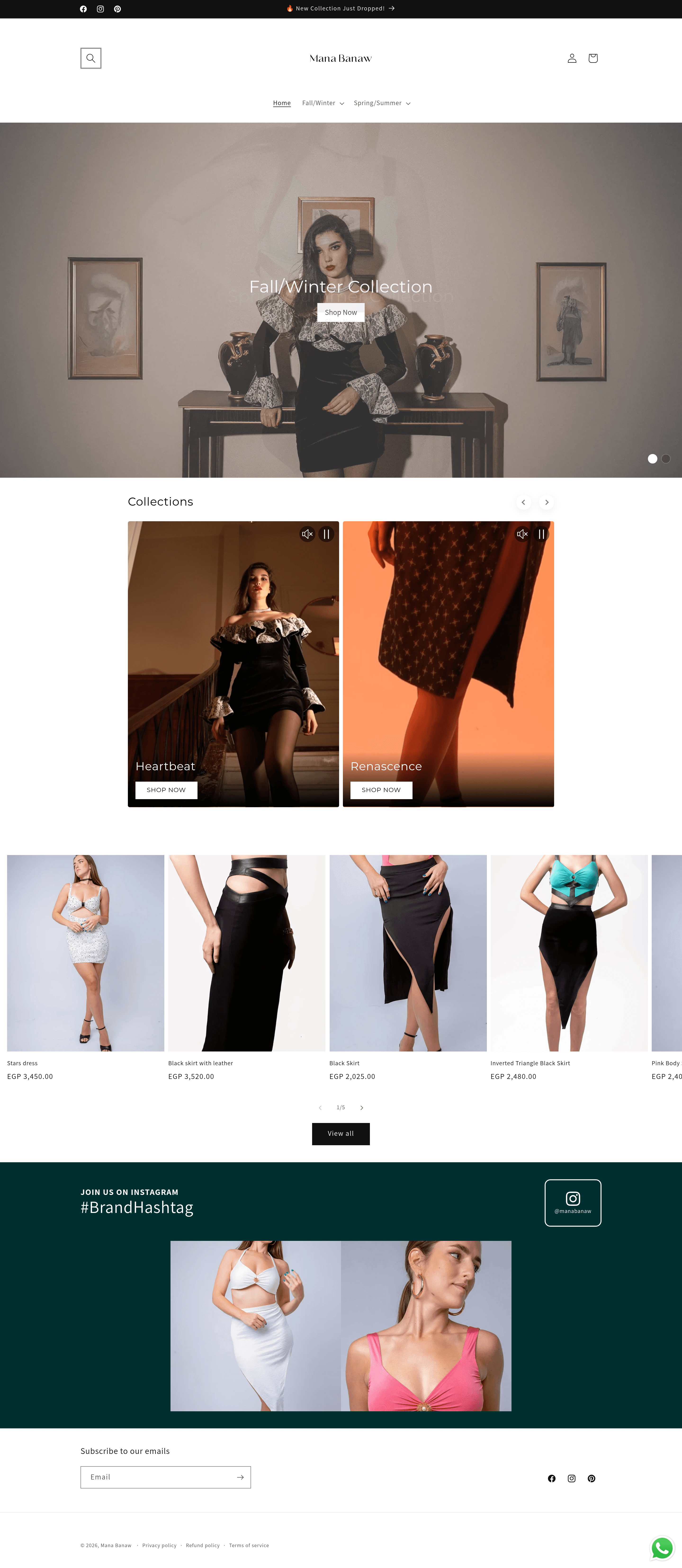 Mana Banaw dtc landing page screenshot