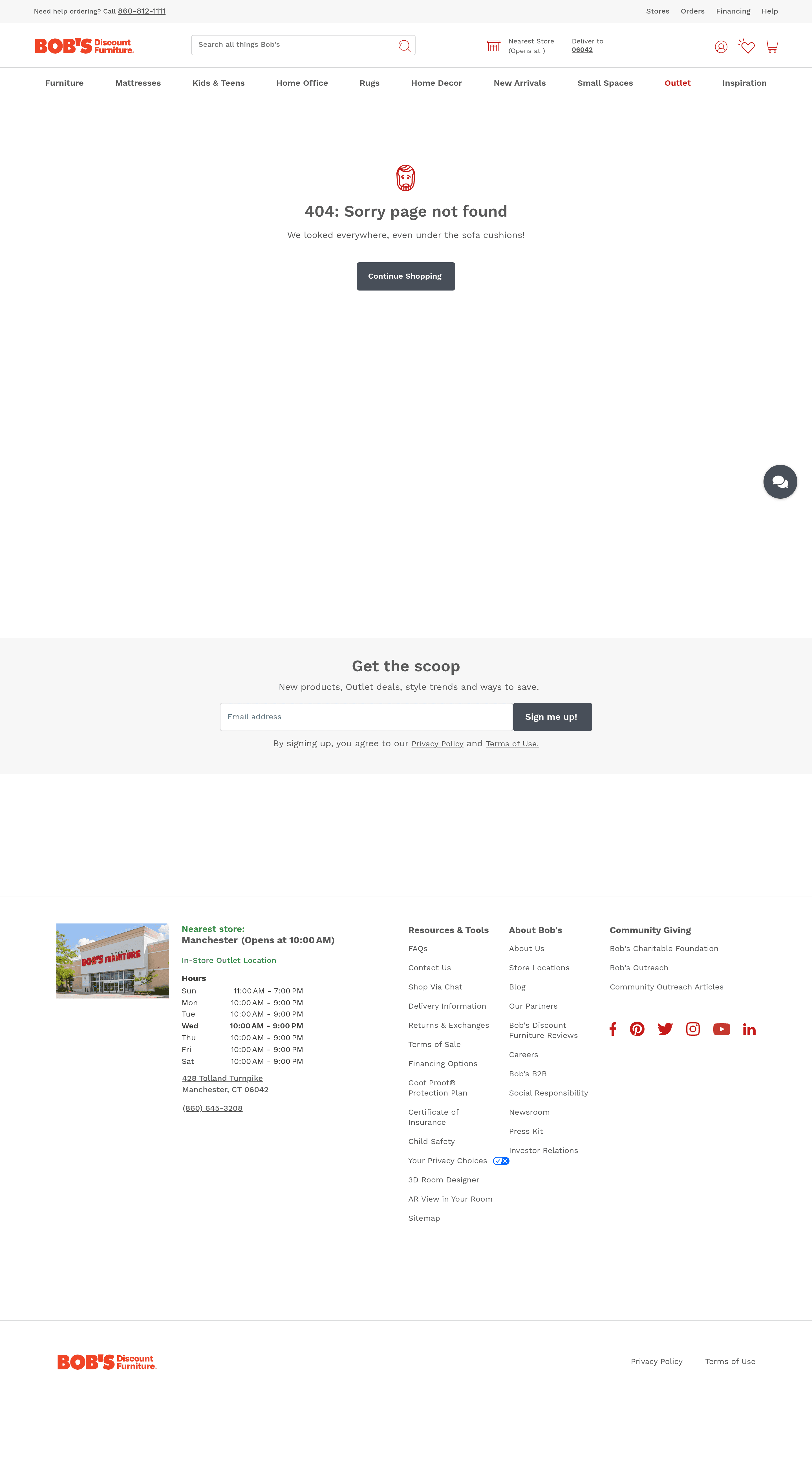 Mybobs dtc landing page screenshot